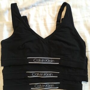 Set of Calvin Klein bralettes